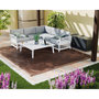 Voir la diapositive 6 : INTEC Lot de 6 Dalles de sol Clipsables Marron Taupe 116x76x3cm Polypropylène Revêtement de Sol Modulable 4.61m2 INTEC