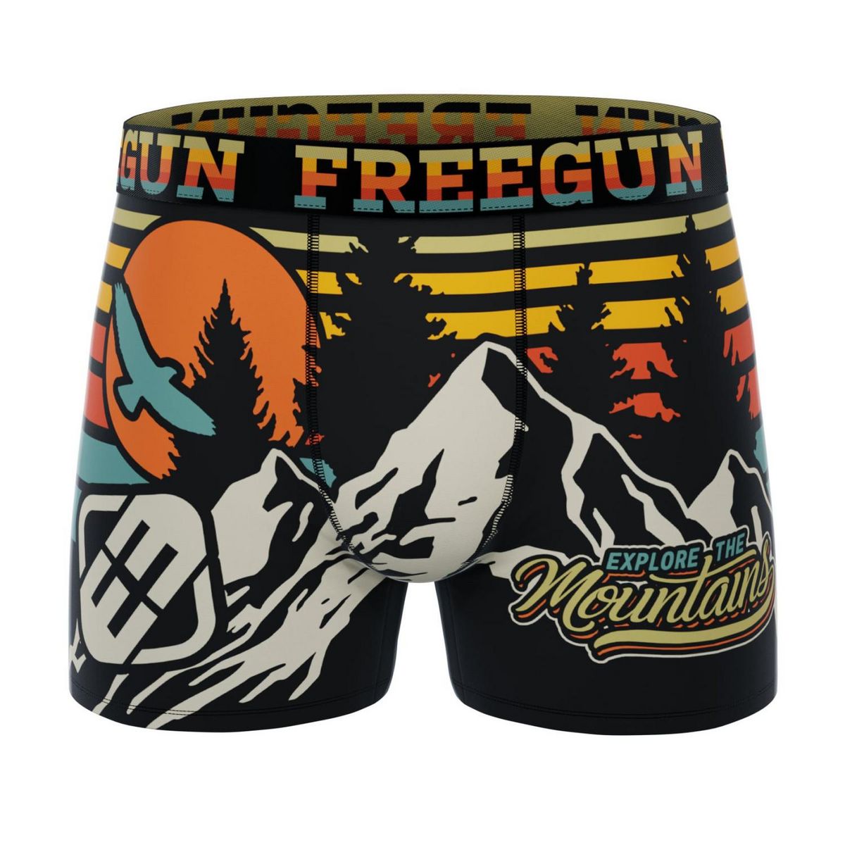 FREEGUN Lot de 3 boxers enfant Outdoor