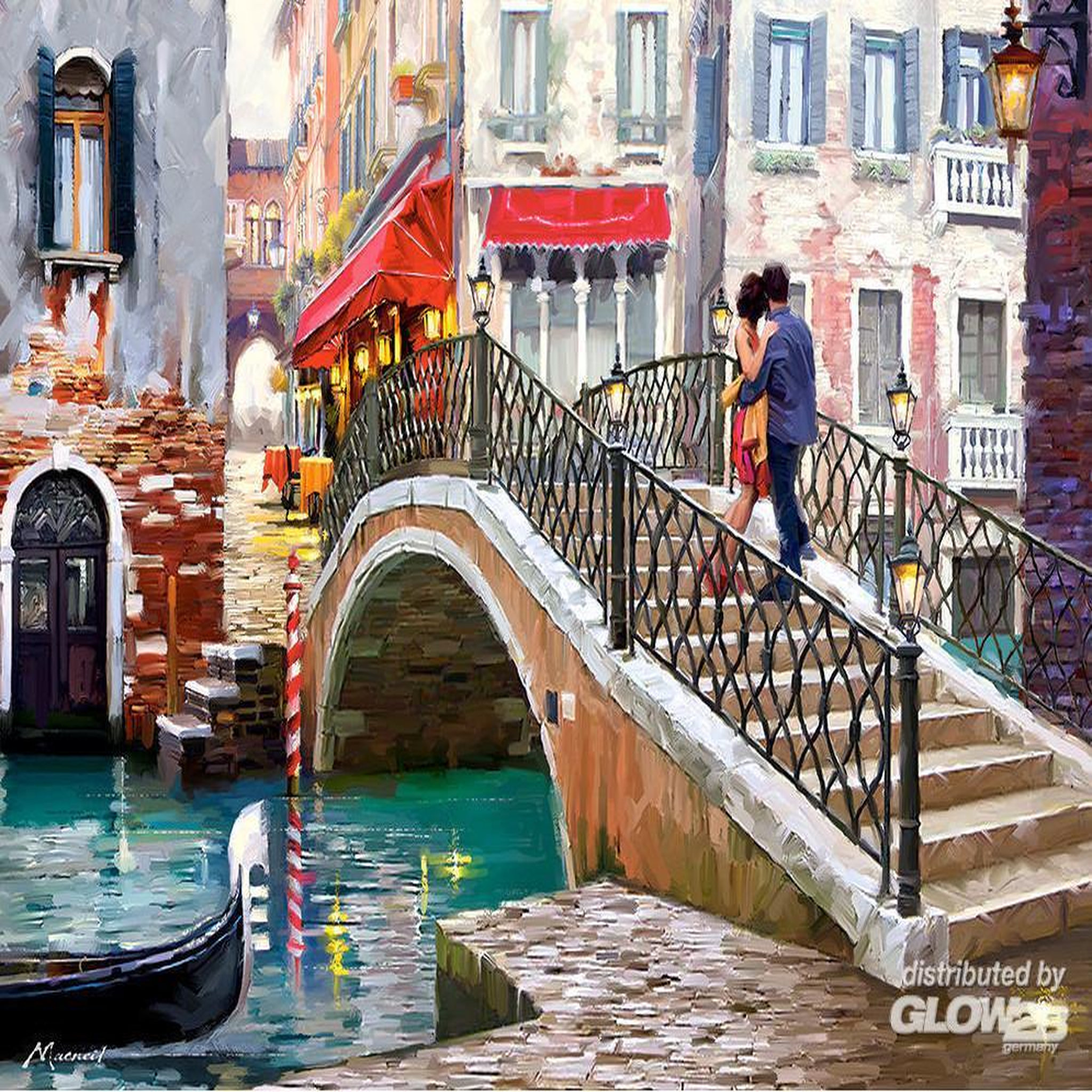 Voir la diapositive 4 : Castorland Puzzle 2000 pièces : pont à venise, italie