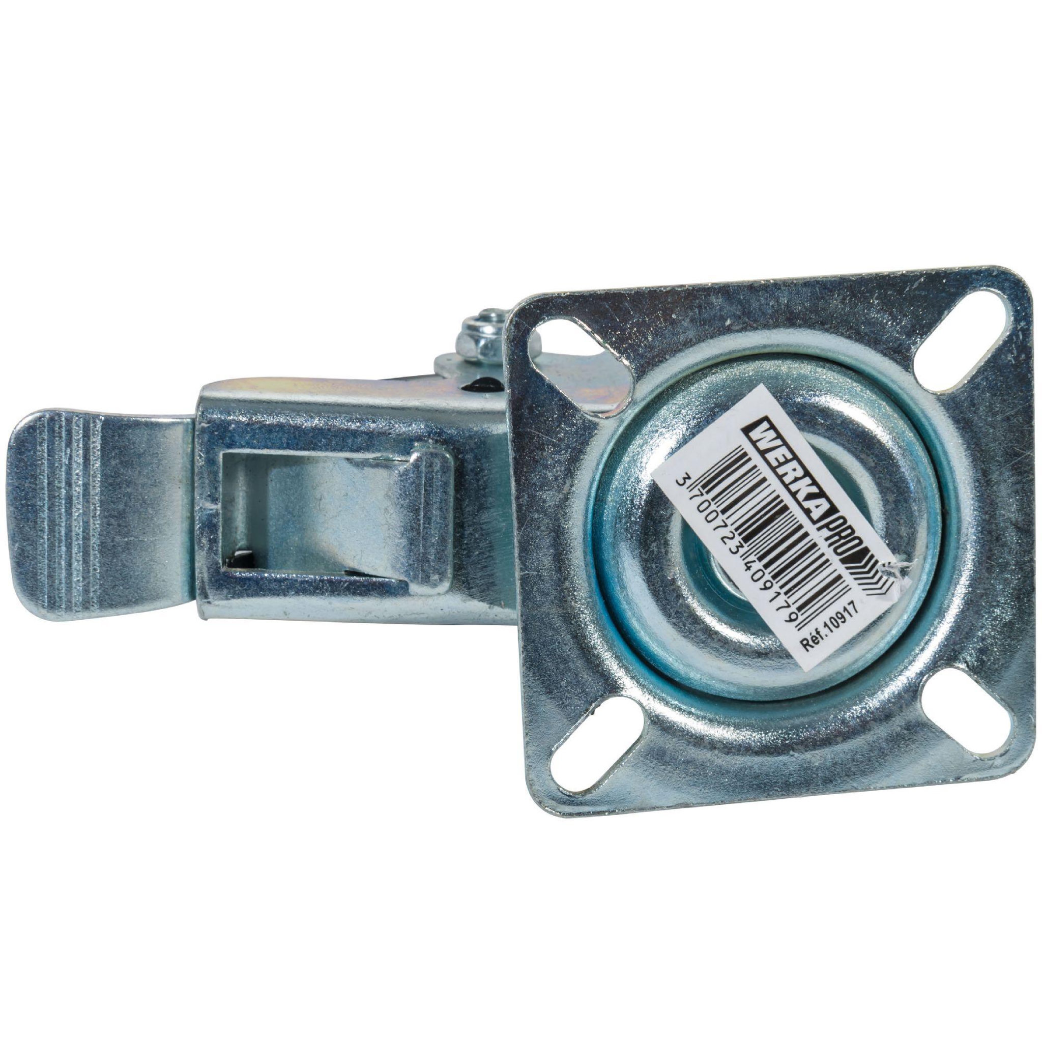Voir la diapositive 2 : WERKAPRO Roulette pivotante werka pro avec frein  ø 50mm