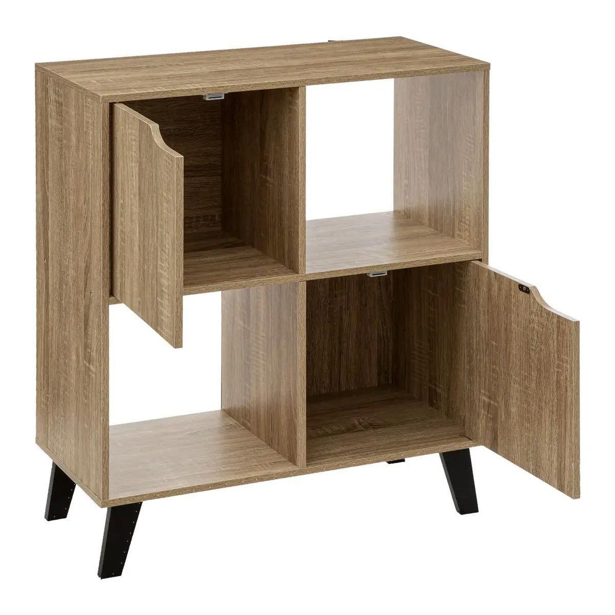 Voir la diapositive 2 : Paris Prix Étagère 4 cases design  mix n'modul  80cm naturel