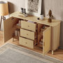 Voir la diapositive 5 : MERAX Buffet 2 porte(s) 3 tiroir(s) - 140 cm naturel mdf