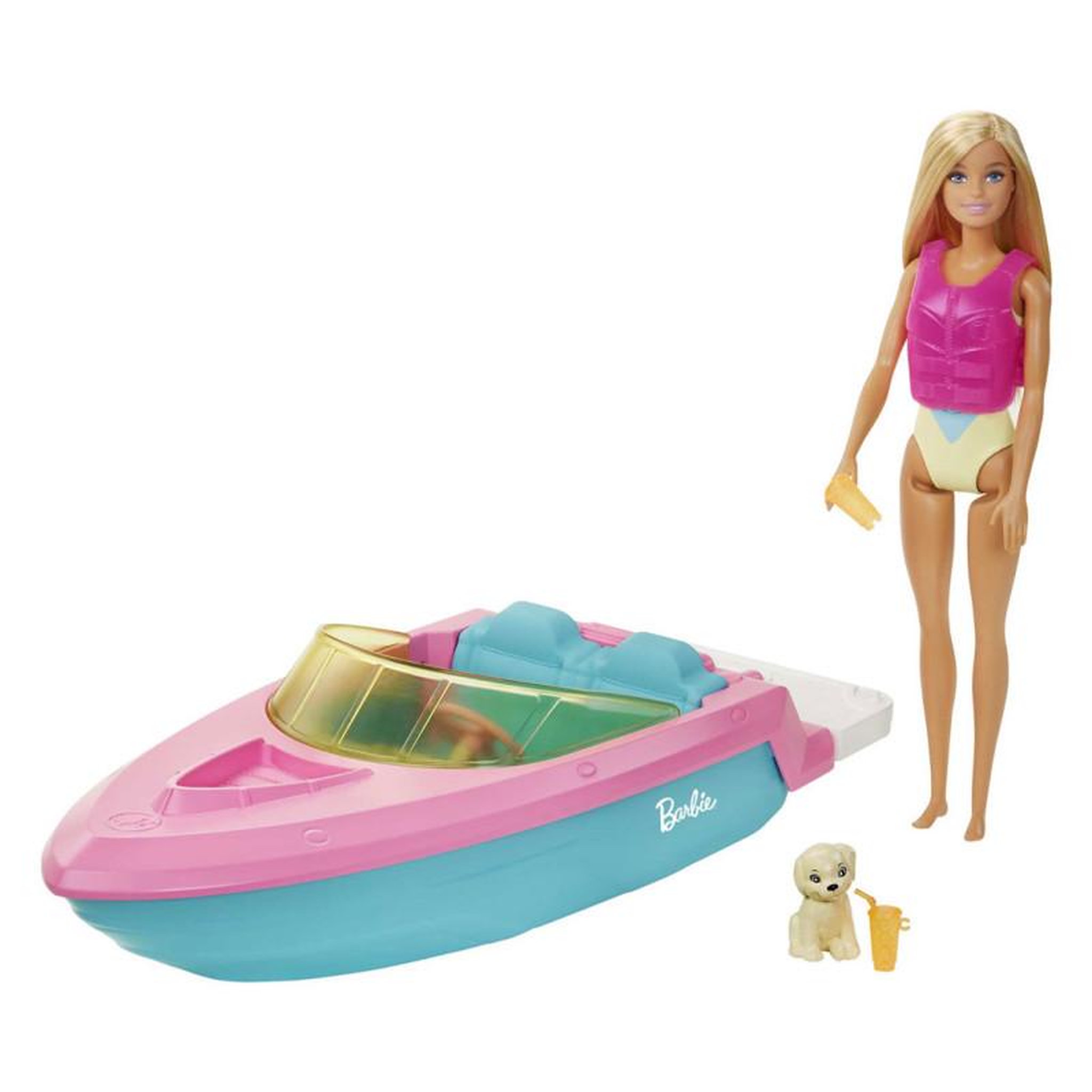 Voir la diapositive 3 : MATTEL Mattel - Barbie Boat and Doll GRG30
