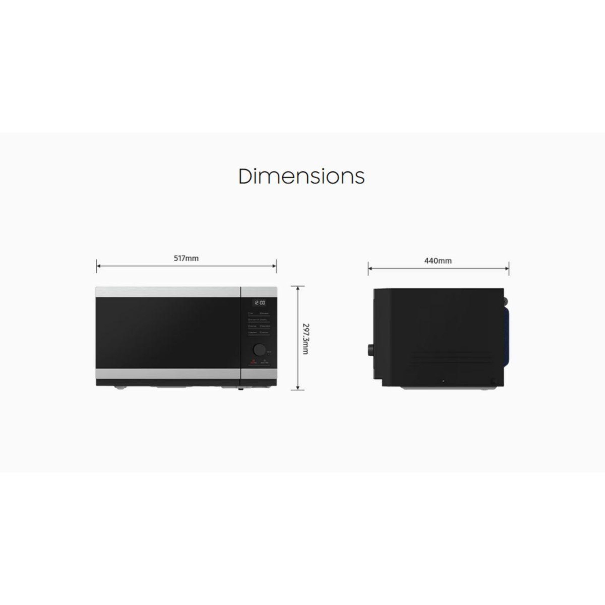 Voir la diapositive 5 : Samsung Micro ondes ms32de4504at 32l