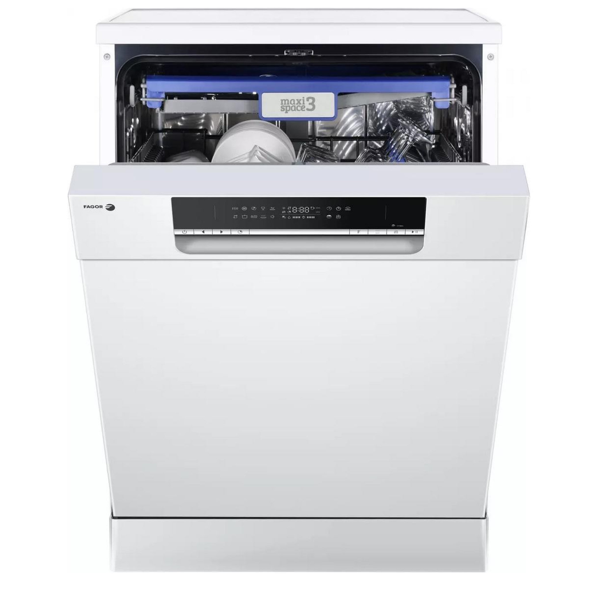Voir la diapositive 3 : Fagor Lave-vaisselle 60cm 14 couverts 42db - flvp141cw