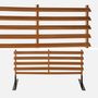 Voir la diapositive 5 : SWEEEK Paravent extérieur en bois. 100cm. acacia. intérieur. extérieur