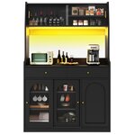 MERAX Buffet de cuisine. Coloris disponibles : Blanc, Noir