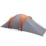 Voir la diapositive 5 : VIDAXL Tente familiale a dome 6 personnes gris et orange impermeable