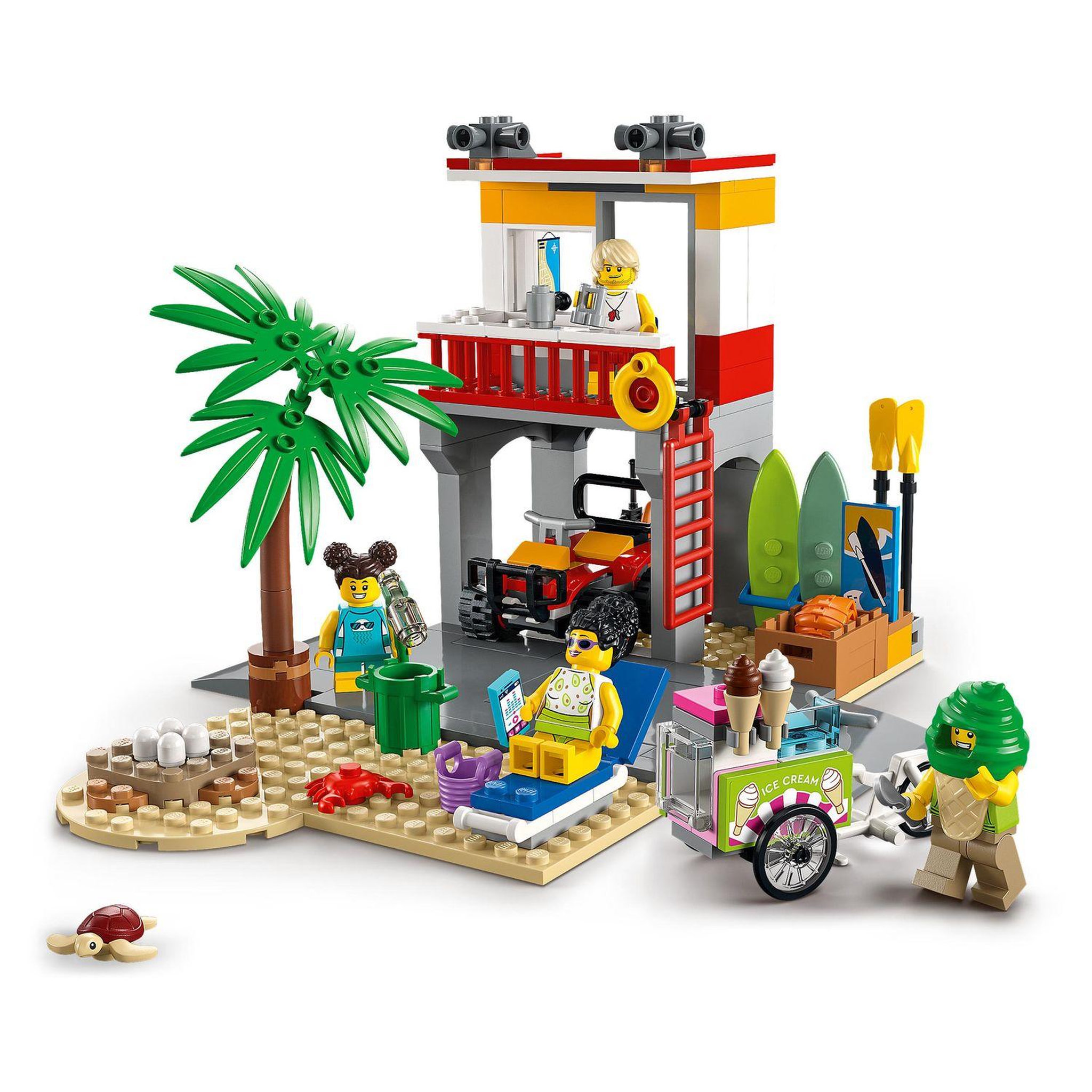 Voir la diapositive 4 : LEGO City 60328 Le Poste De Secours sur La Plage
