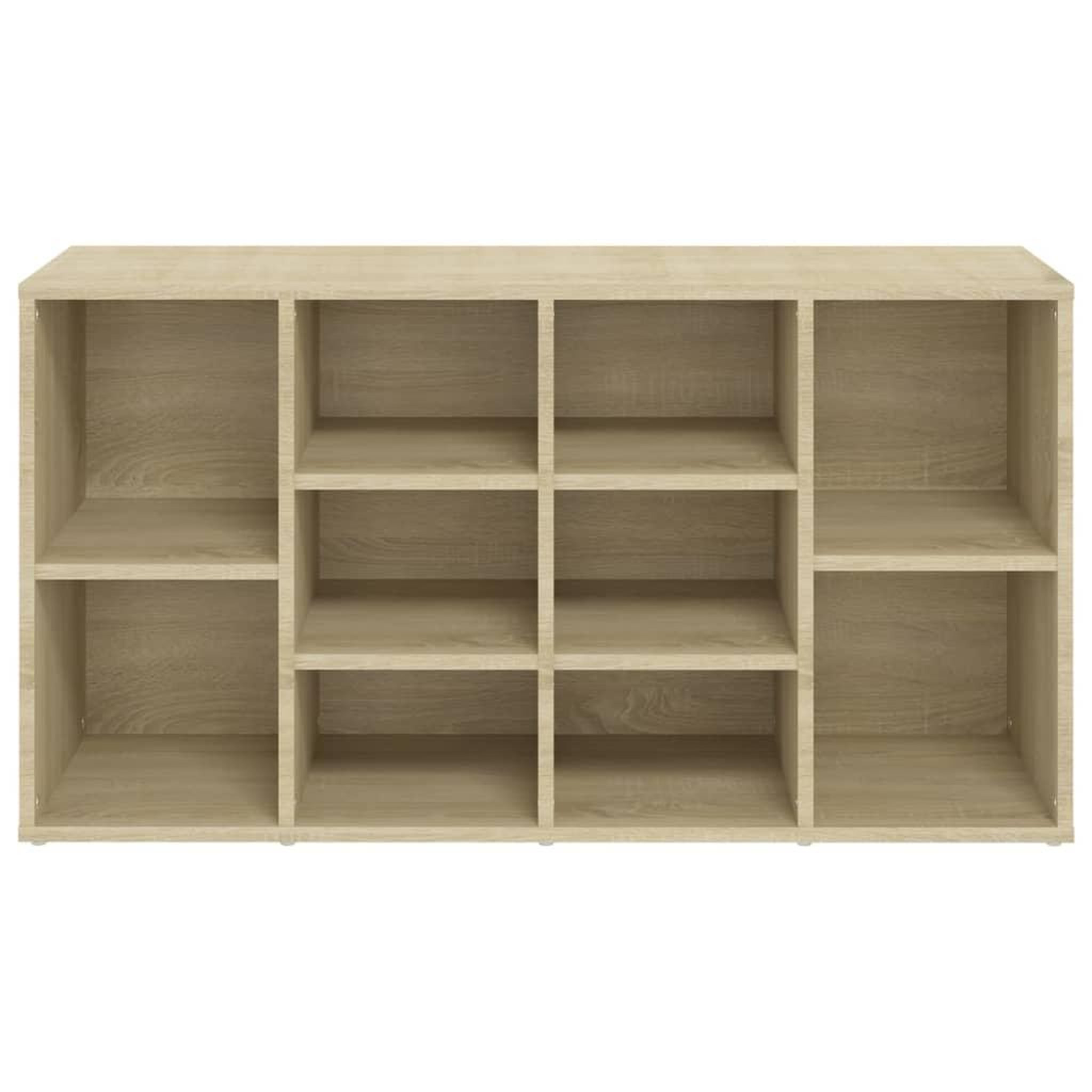 Voir la diapositive 5 : VIDAXL Banc a chaussures Chene sonoma 103x30x54,5 cm Bois d'ingenierie