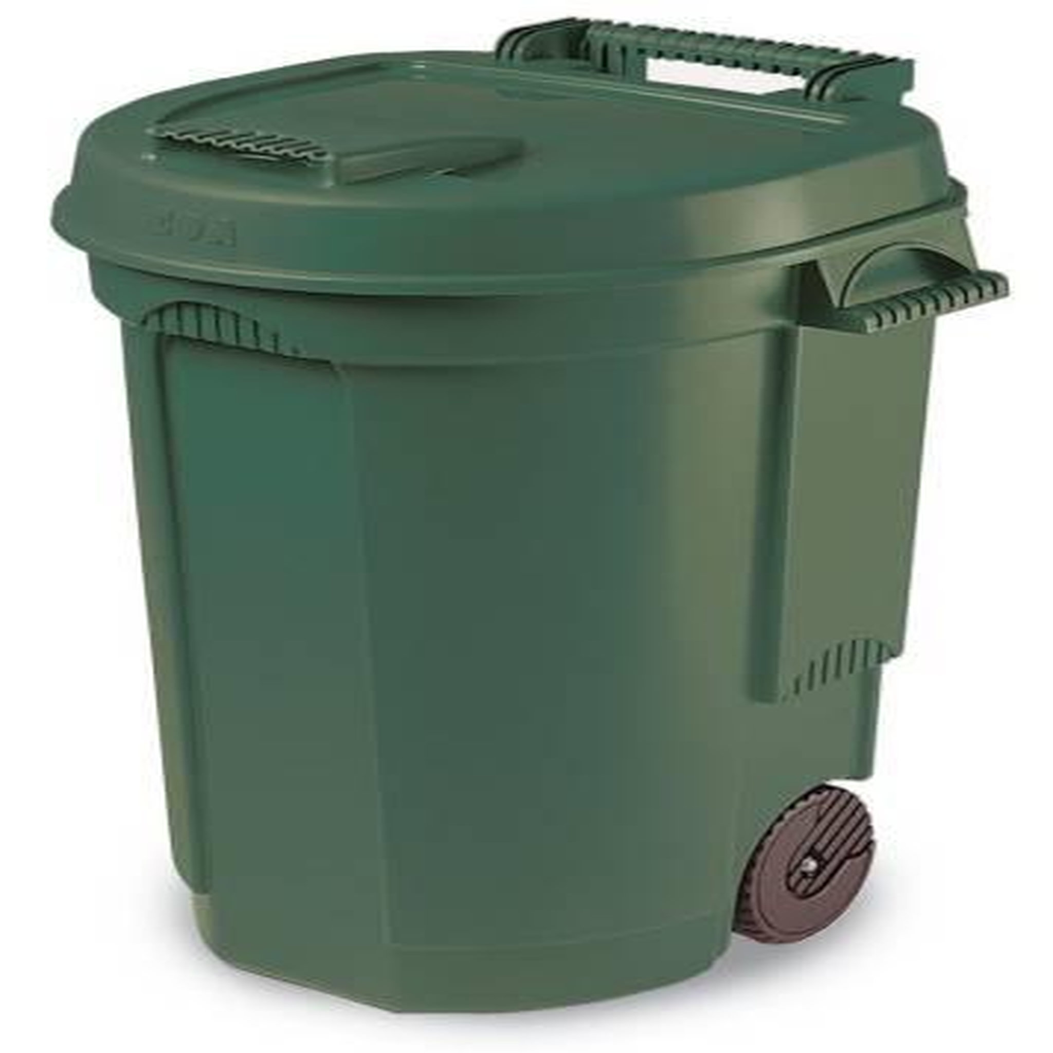 Eda Poubelle à roulette 110l verte - 970011