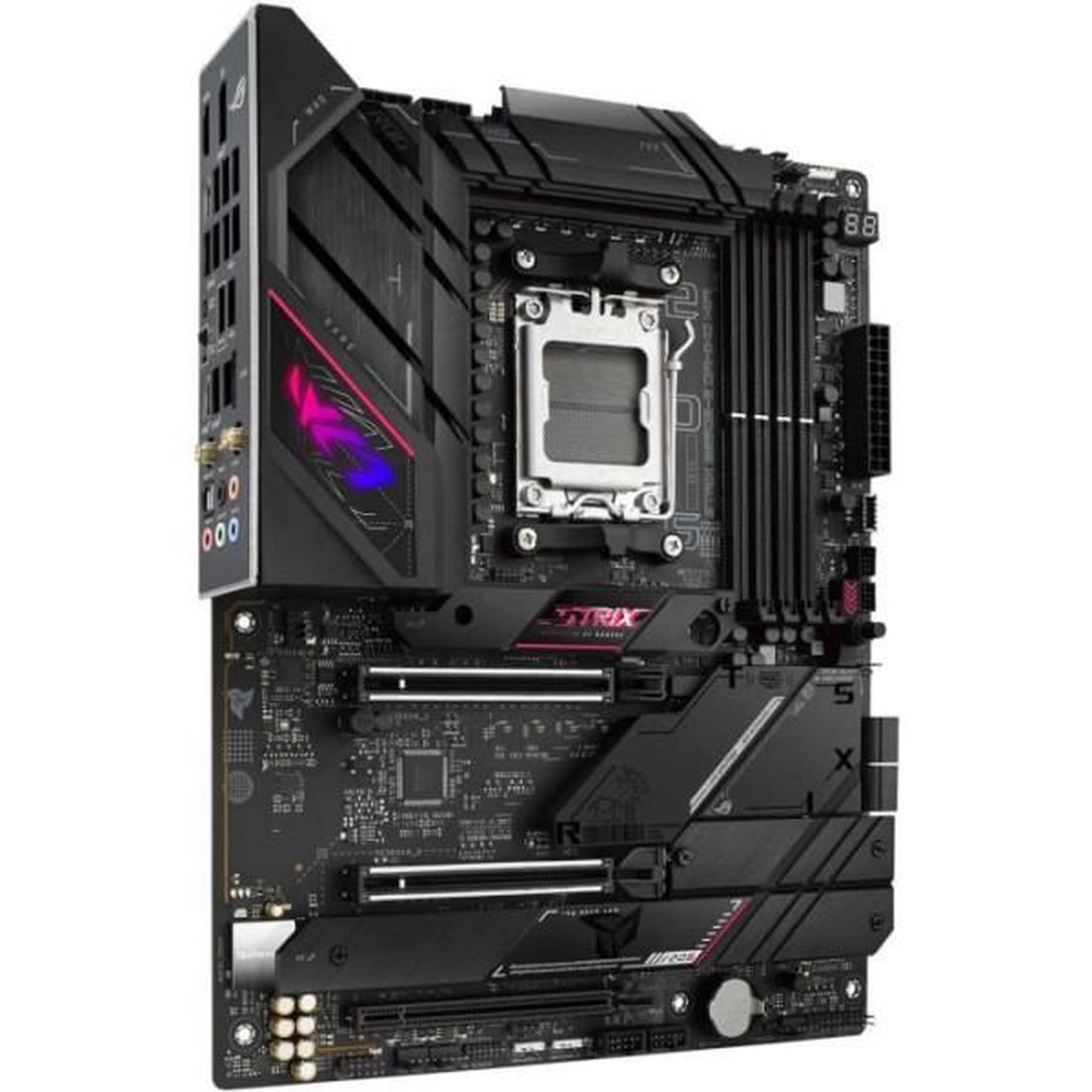 Voir la diapositive 2 : ASUS Carte mere - ASUS - ROG STRIX B650E-E GAMING WIFI - AMD B650 - Emplacement AM5 ATX
