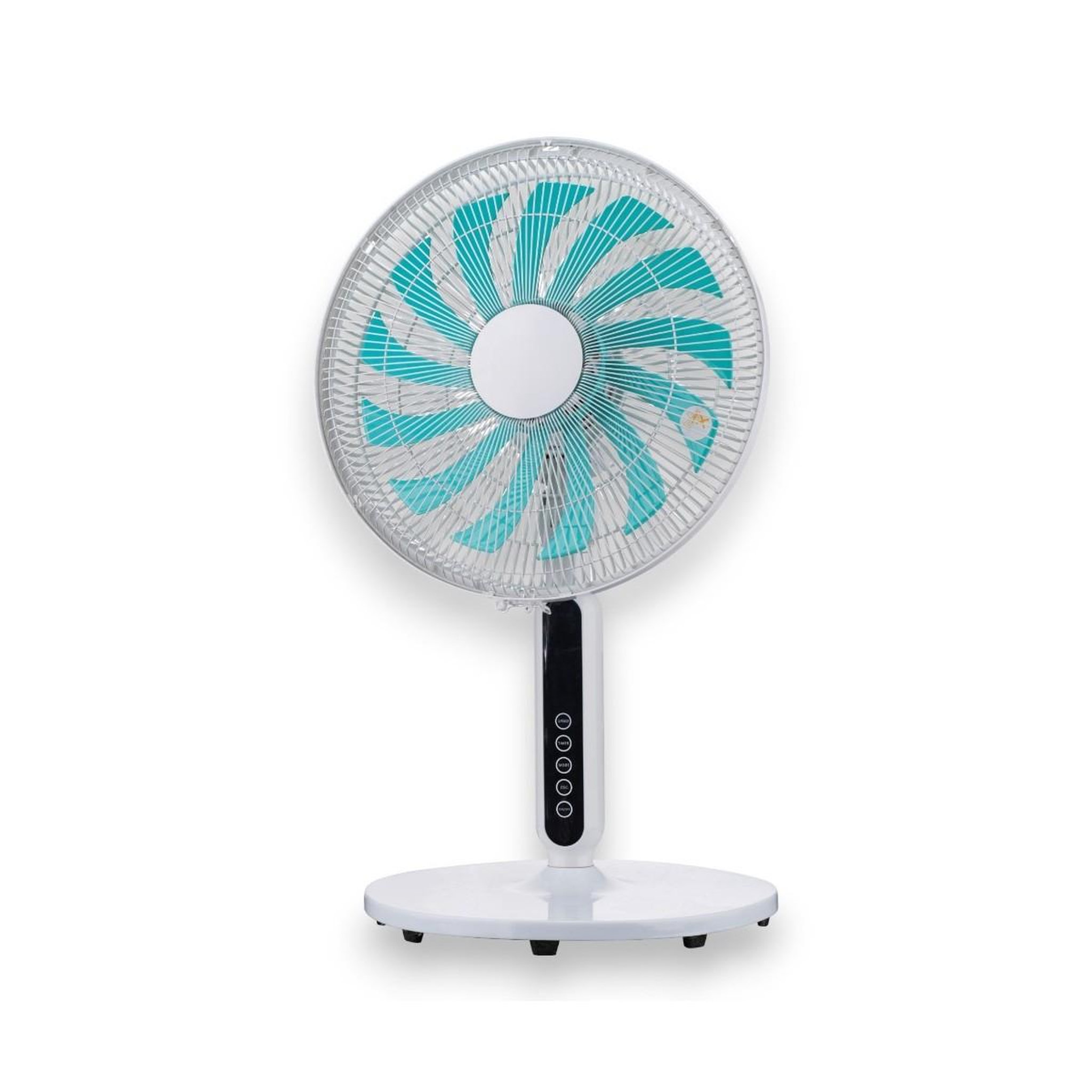 Voir la diapositive 2 : INTEC Ventilateur sur pied 55w 13 pales flux air puissant 3 hauteurs réglables télécommande minuterie ecran tactile intec