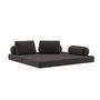 Voir la diapositive 6 : LISA DESIGN Lonny - canapé 3 places convertible en velours côtelé