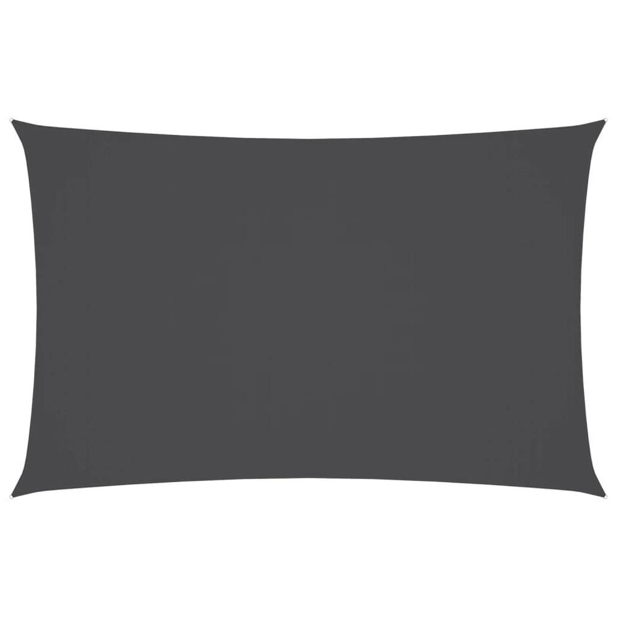 VIDAXL Voile de parasol tissu oxford rectangulaire 5x8 m anthracite