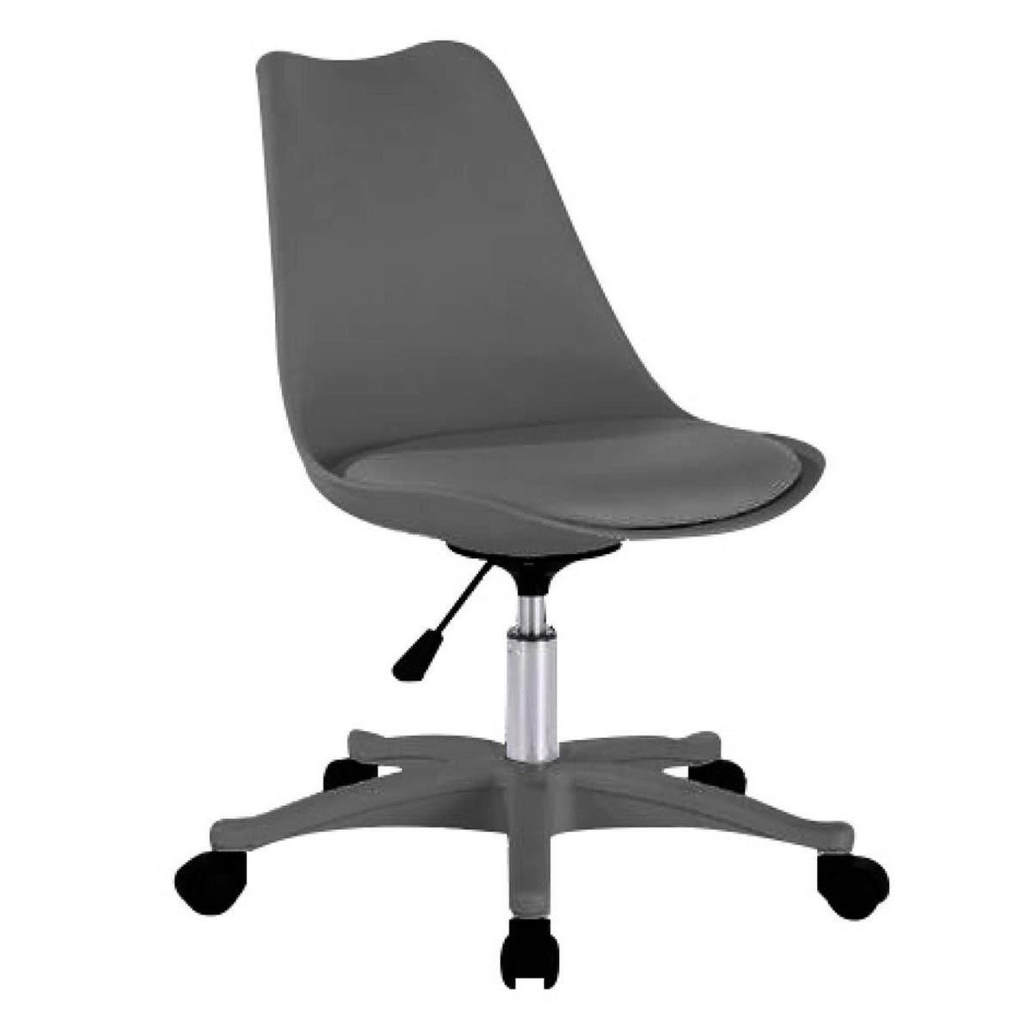 The Home Deco Factory Chaise de Bureau Design  Kiruna  92cm Gris