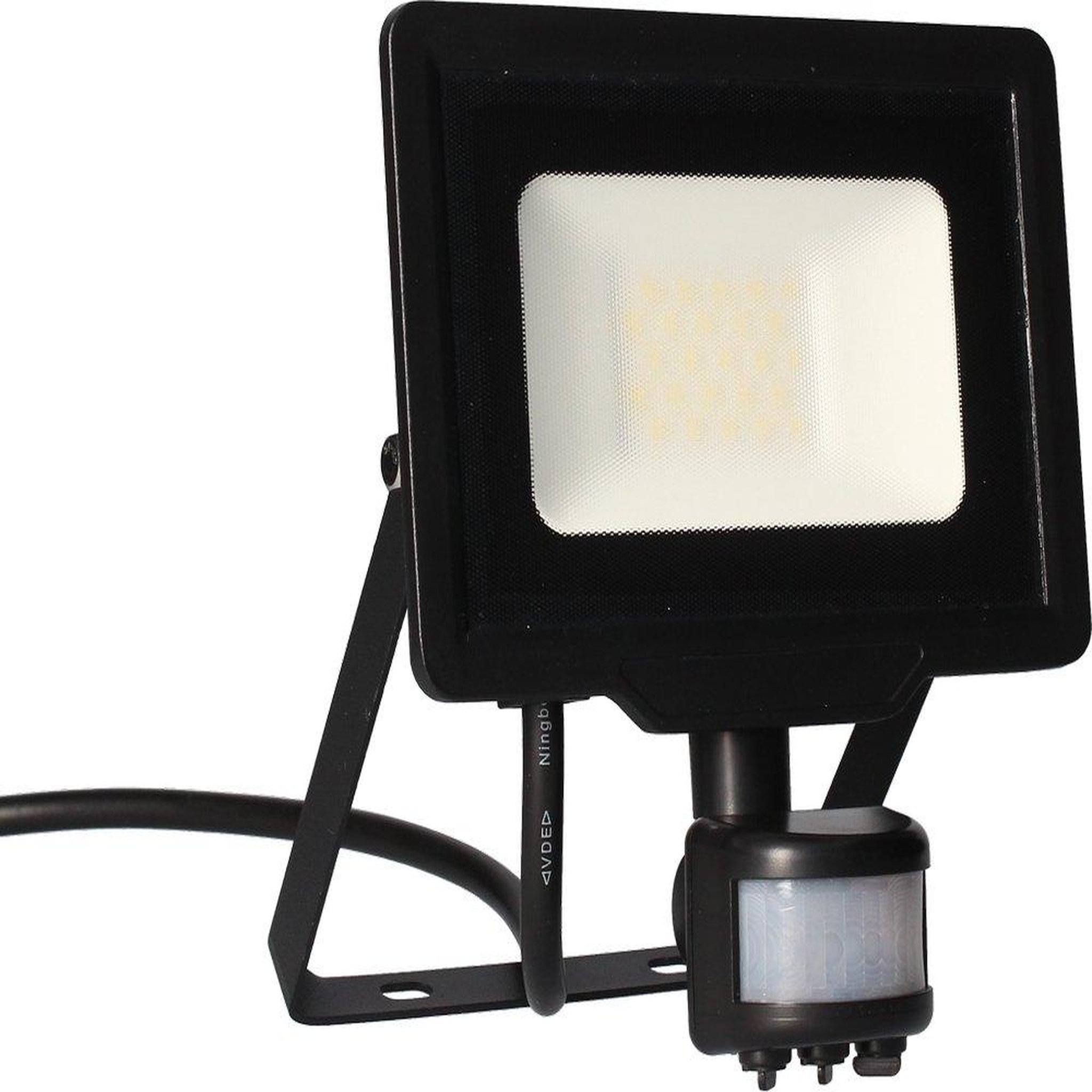 CENTRALE BRICO Projecteur mural kreon 20w 1700lm - detecteur de mouvement - noir