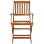 Voir la diapositive 4 : VIDAXL Ensemble a manger de jardin pliable 7 pcs bois d'acacia solide