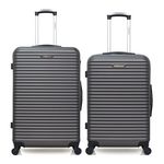 BLUESTAR BLUESTAR - LOT DE 2 - Valises grand format et weekend BRAZILIA. Coloris disponibles : Noir, Beige, Gris, Rose, Orange