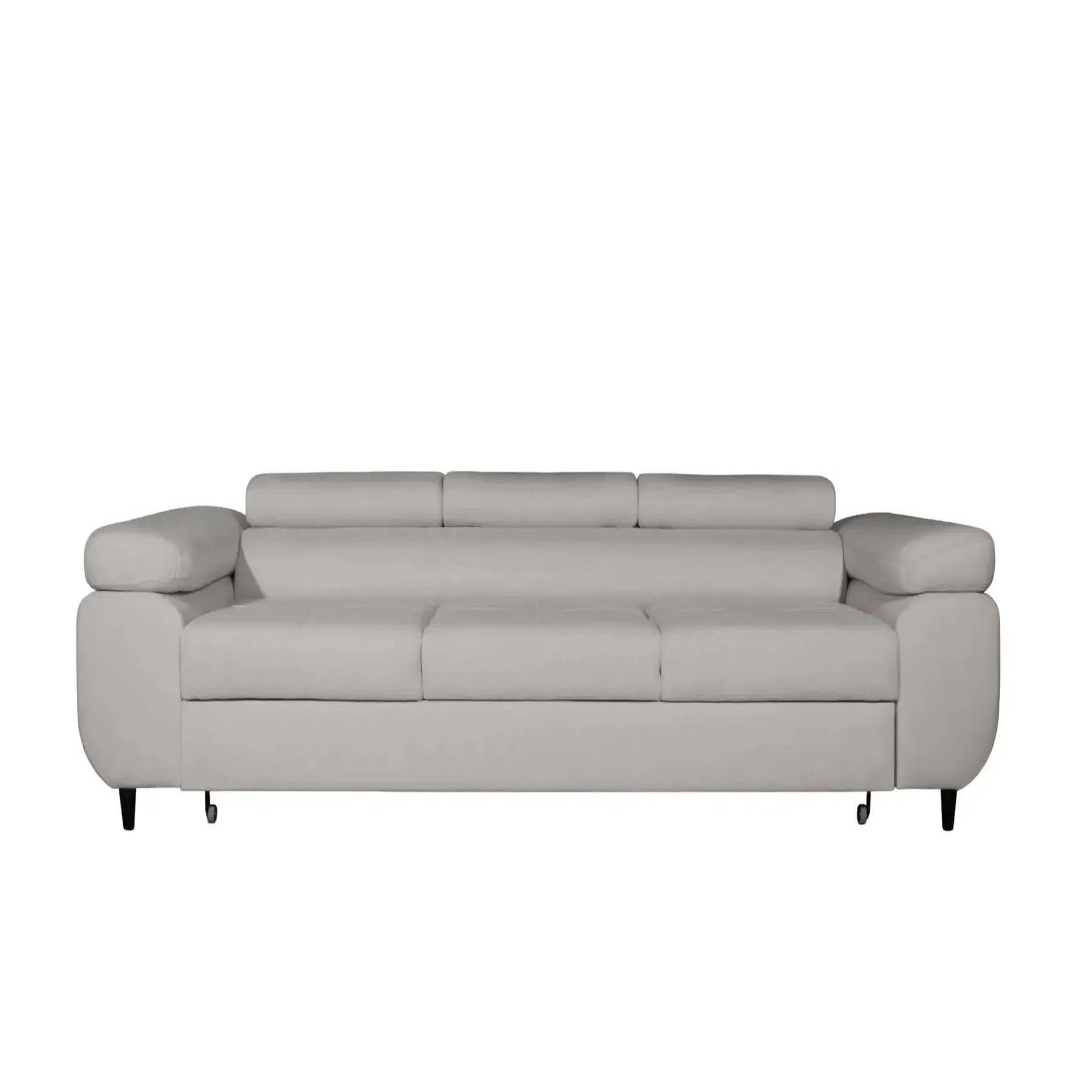 Voir la diapositive 1 : CASANOVA PARIS Charlie - canapé droit convertible tissu chiné