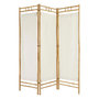 Voir la diapositive 1 : ATMOSPHERA Paravent en Bambou  Kael  135x170cm Blanc