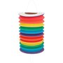 Boland Lanterne cylindrique en papier Rainbow - 16 cm
