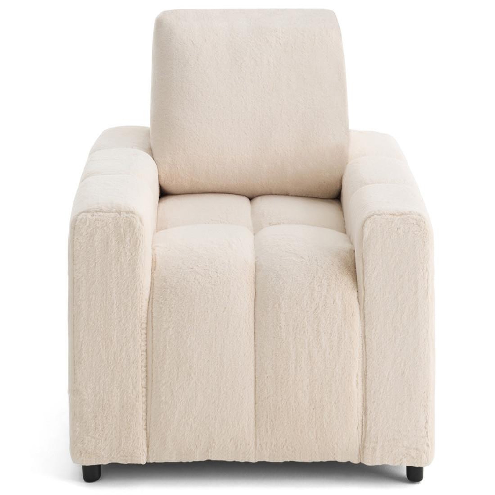 Voir la diapositive 6 : LISA DESIGN Crocus - fauteuil en fausse fourrure