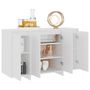 Voir la diapositive 3 : VIDAXL Buffet blanc 120x41x75 cm bois d ingénierie