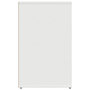 Voir la diapositive 4 : VIDAXL Armoire de dressing Blanc 80x40x65 cm Bois d'ingenierie
