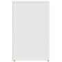 Voir la diapositive 4 : VIDAXL Armoire de dressing Blanc 80x40x65 cm Bois d'ingenierie