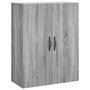 Voir la diapositive 2 : VIDAXL Armoire murale sonoma gris 69,5x34x90 cm bois d'ingenierie