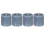 Voir la diapositive 1 : COMPTOIR DE LA BOUGIE Lot de 4 Bougies Votives  Rustic  4,5cm Gris