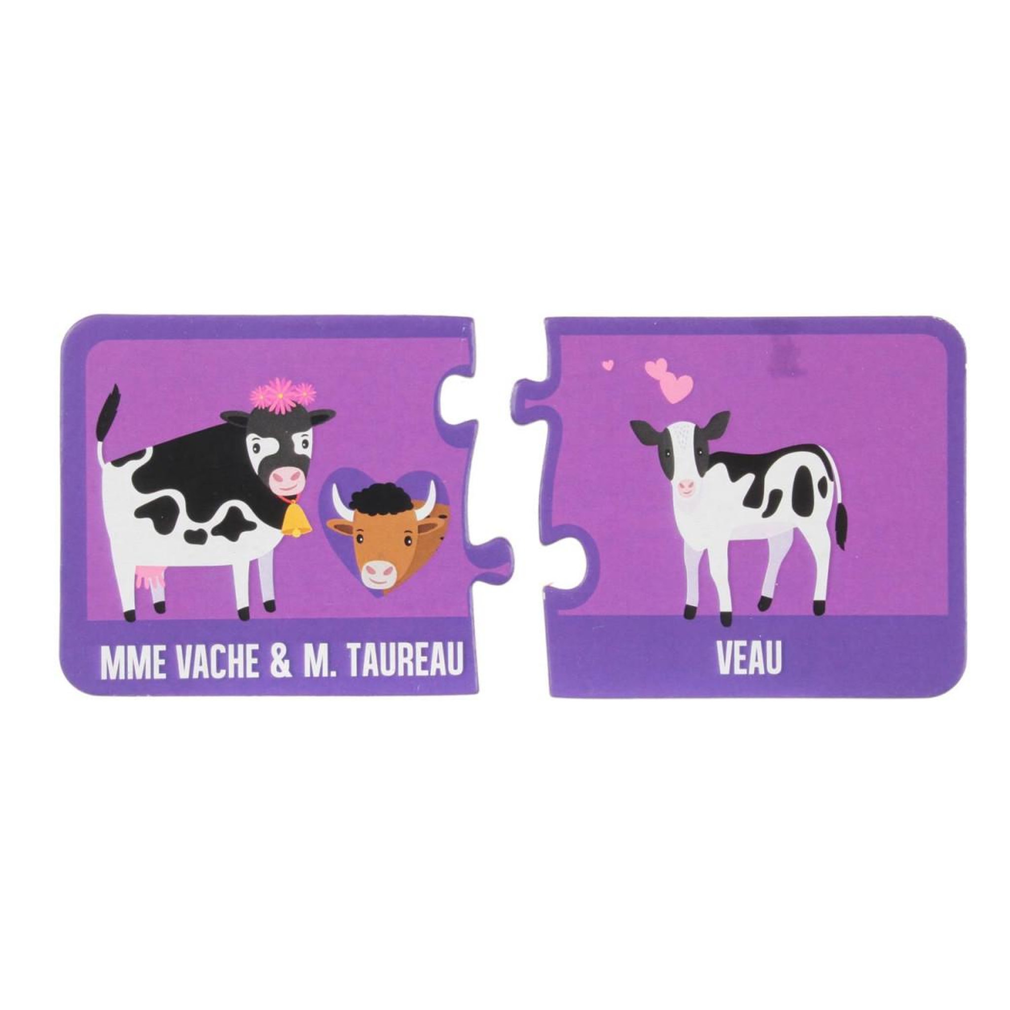 Voir la diapositive 3 : Jeux 2 momes Jeu de 30 cartes educatives  animaux  14cm multicolore