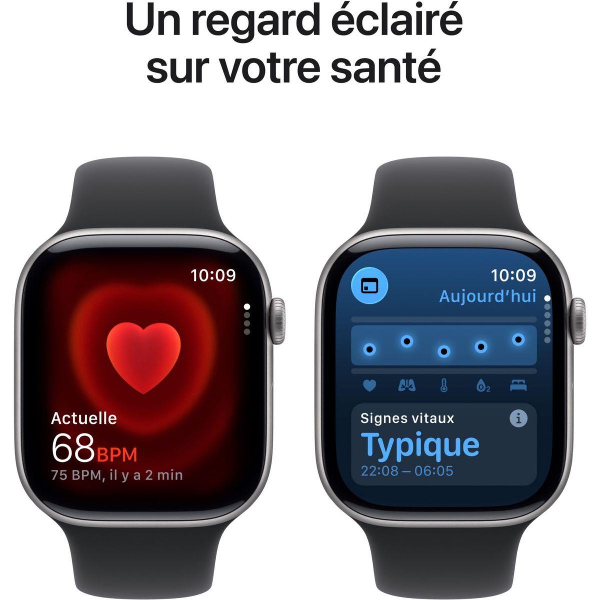 Voir la diapositive 5 : APPLE Montre connectée 42mm alu gris / noir serie 11 s/m cellular