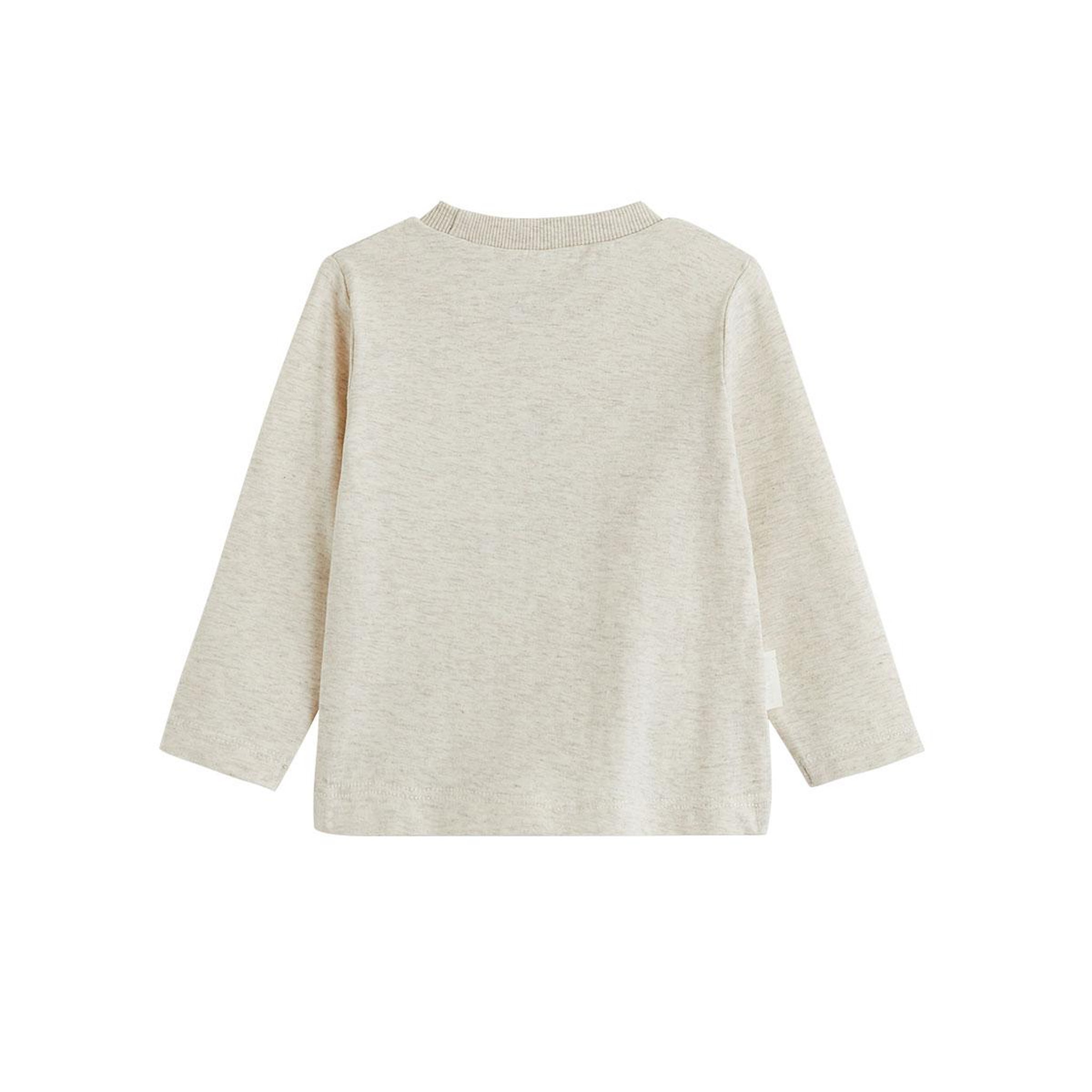 Voir la diapositive 4 : PETIT BEGUIN Lot de 2 t-shirts bébé manches longues pistache
