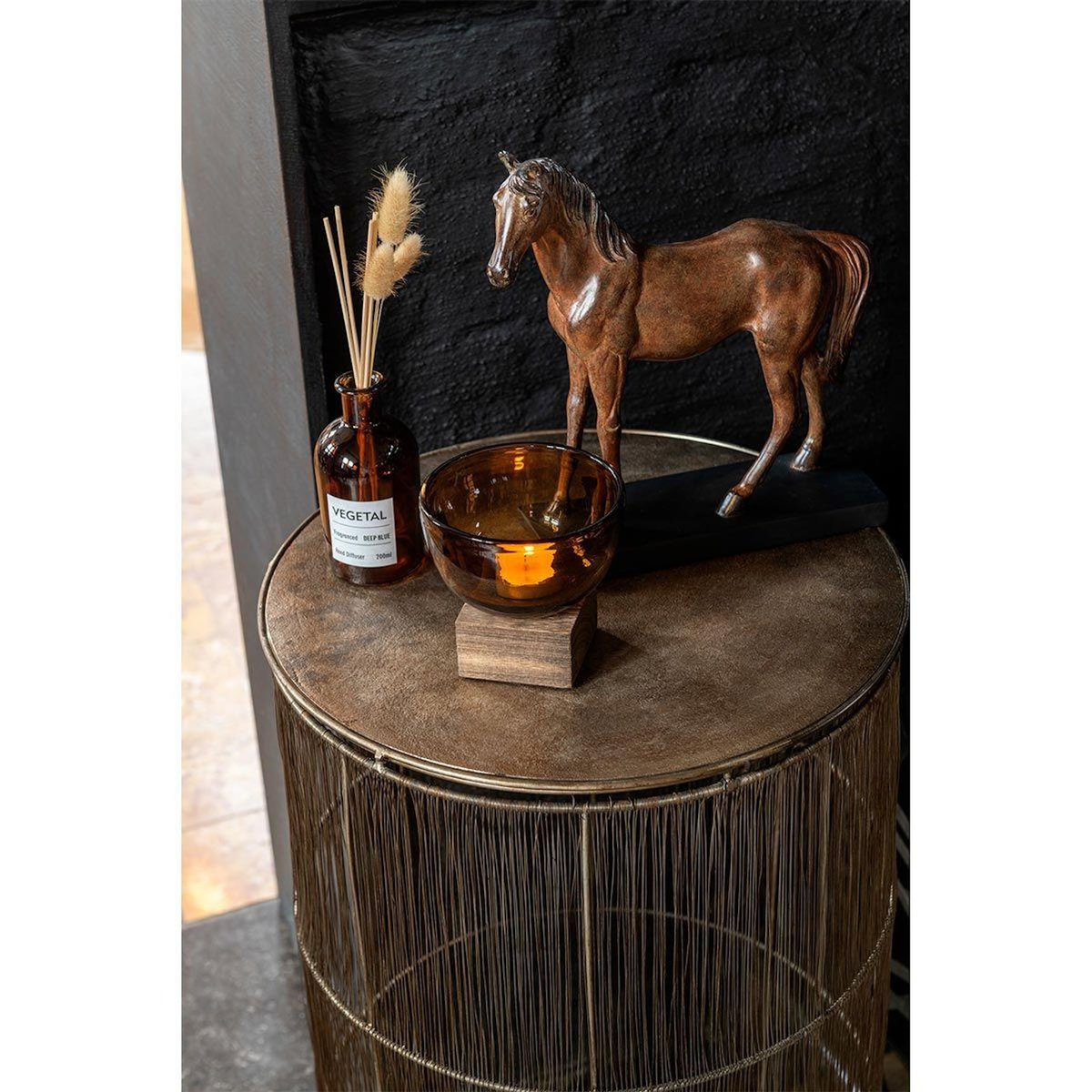 Paris Prix Vase sur Pied Design  Bezu  12cm Marron