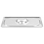 Voir la diapositive 4 : VIDAXL Couvercles de plateau 4 pcs GN 1 4 Acier inoxydable