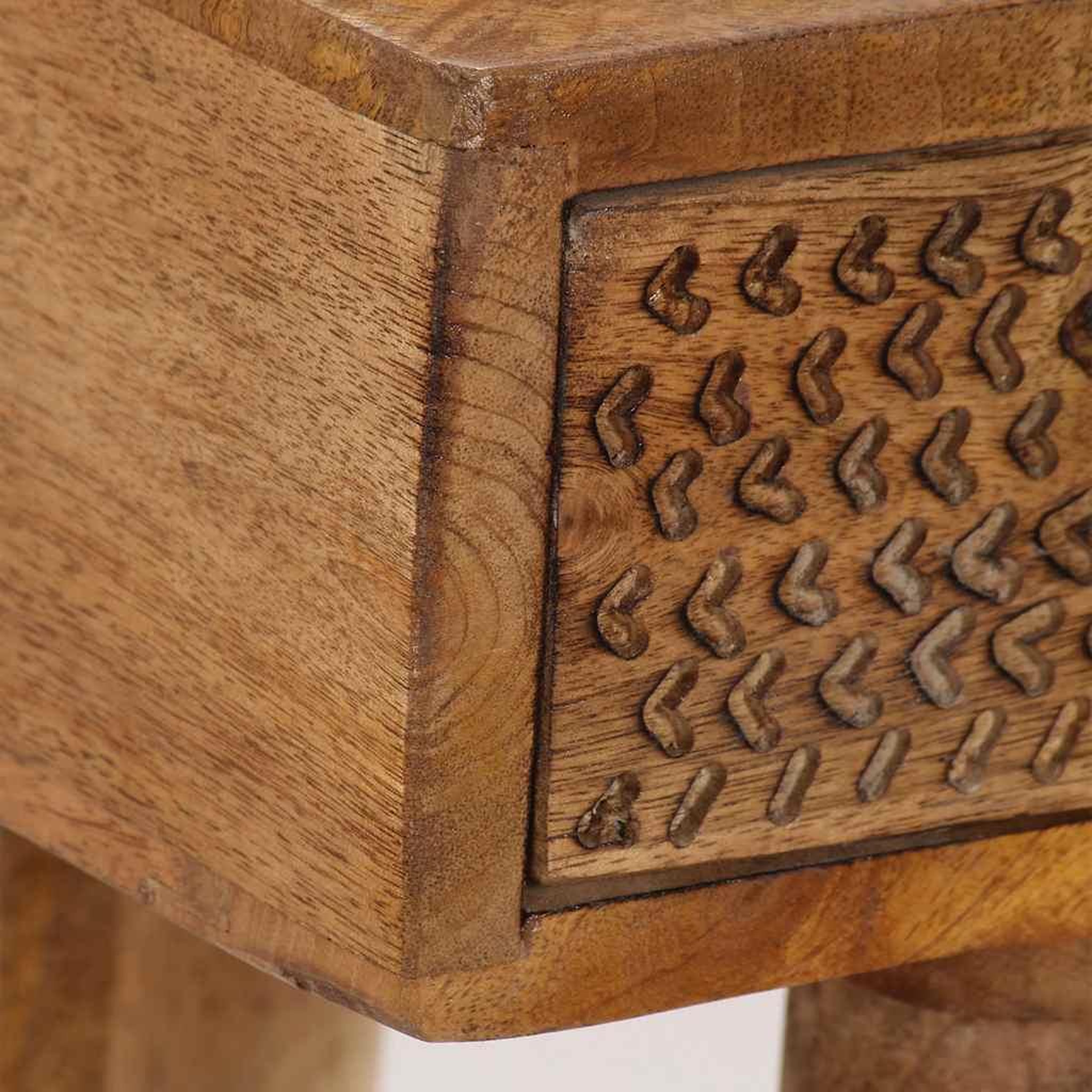 Voir la diapositive 5 : VIDAXL Table console bois de manguier massif 102x30x79 cm