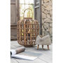 Voir la diapositive 4 : Paris Prix Lanterne Déco en Bois  Perles  40cm Naturel