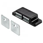 CENTRALE BRICO Lot de 2 loqueteaux magnétiques plastique HETTICH, L.20.8 x l.58.3 mm