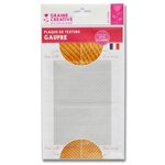 Graine créative Plaque de texture pour pâte polymère - gaufre