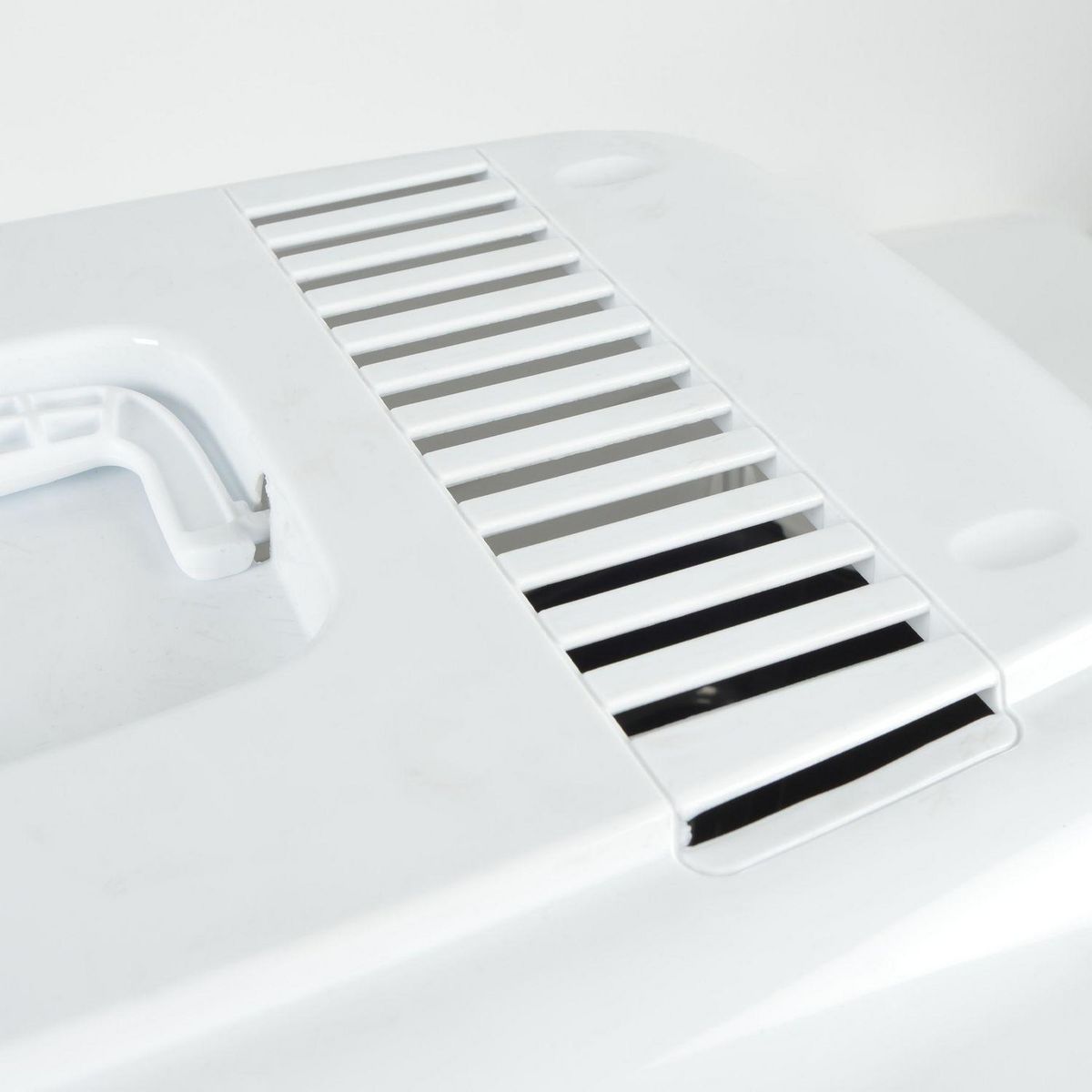 LOVE STORY Maison de toilette litière pour chat UGO - Blanc et gris anthracite