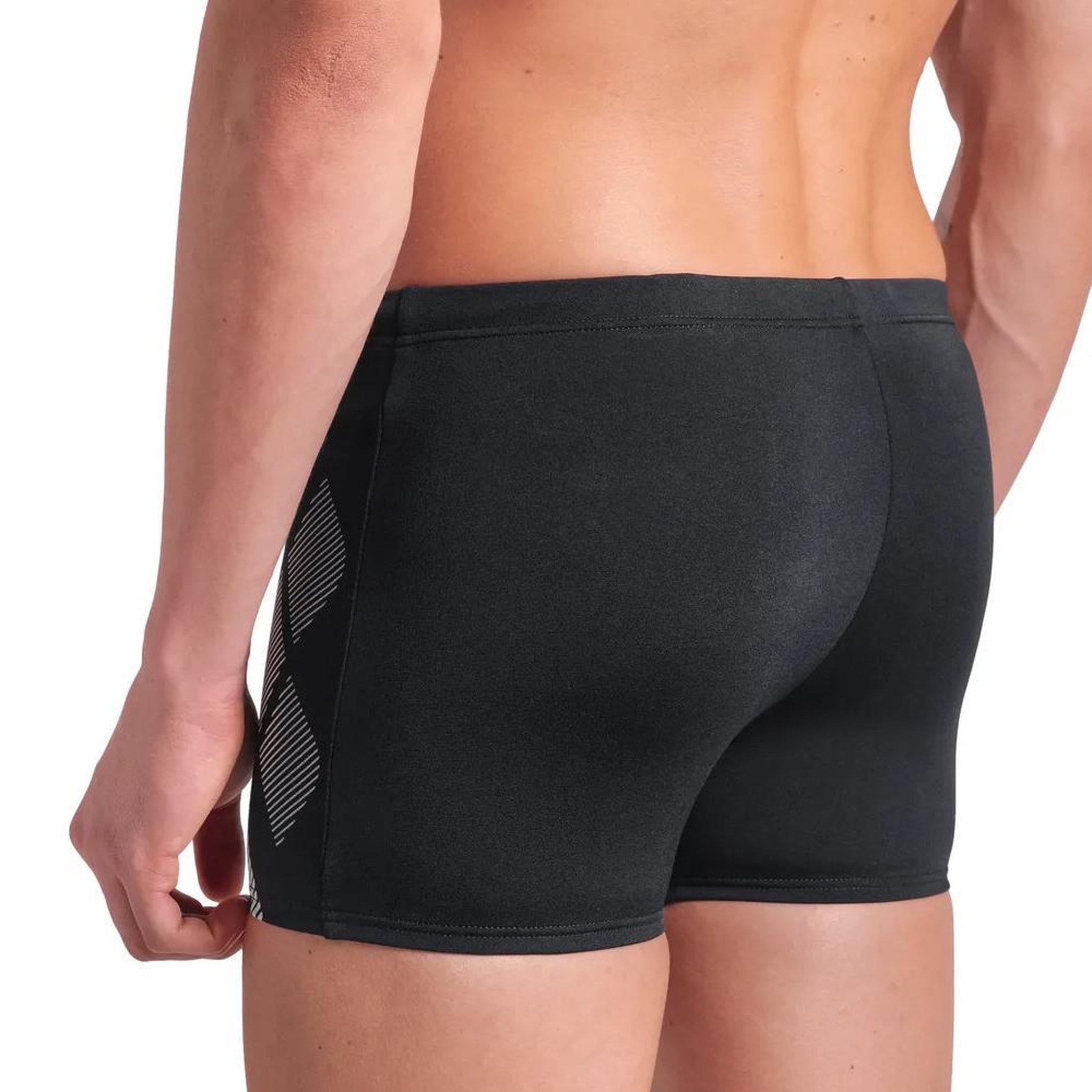 Voir la diapositive 2 : ARENA Boxer de Bain Noir Garçon Arena Poseidonia