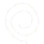 ATMOSPHERA Guirlande Lumineuse  20 Led Blanc Chaud  215cm Chrome