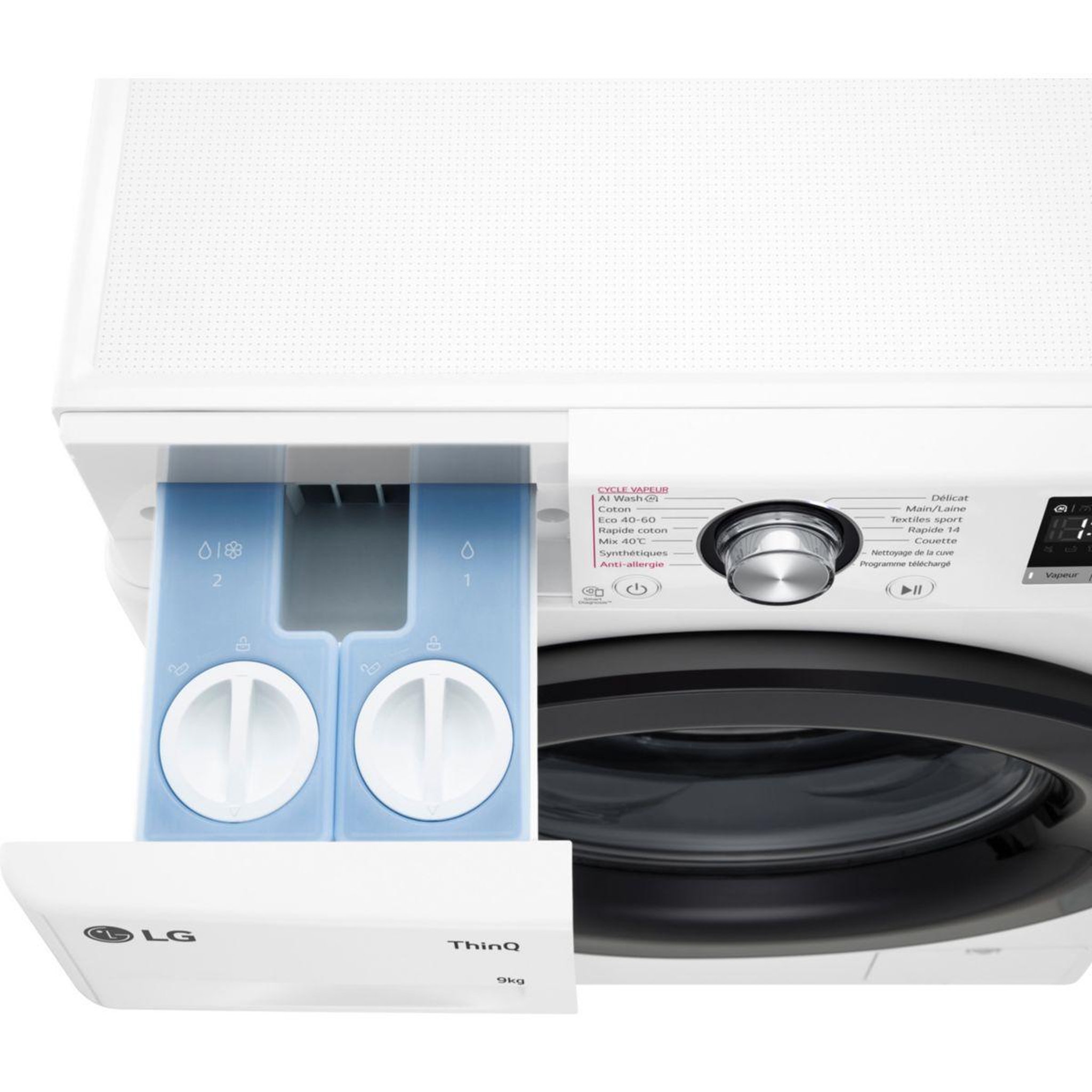 Voir la diapositive 5 : LG Lave linge hublot F94R35WHSA