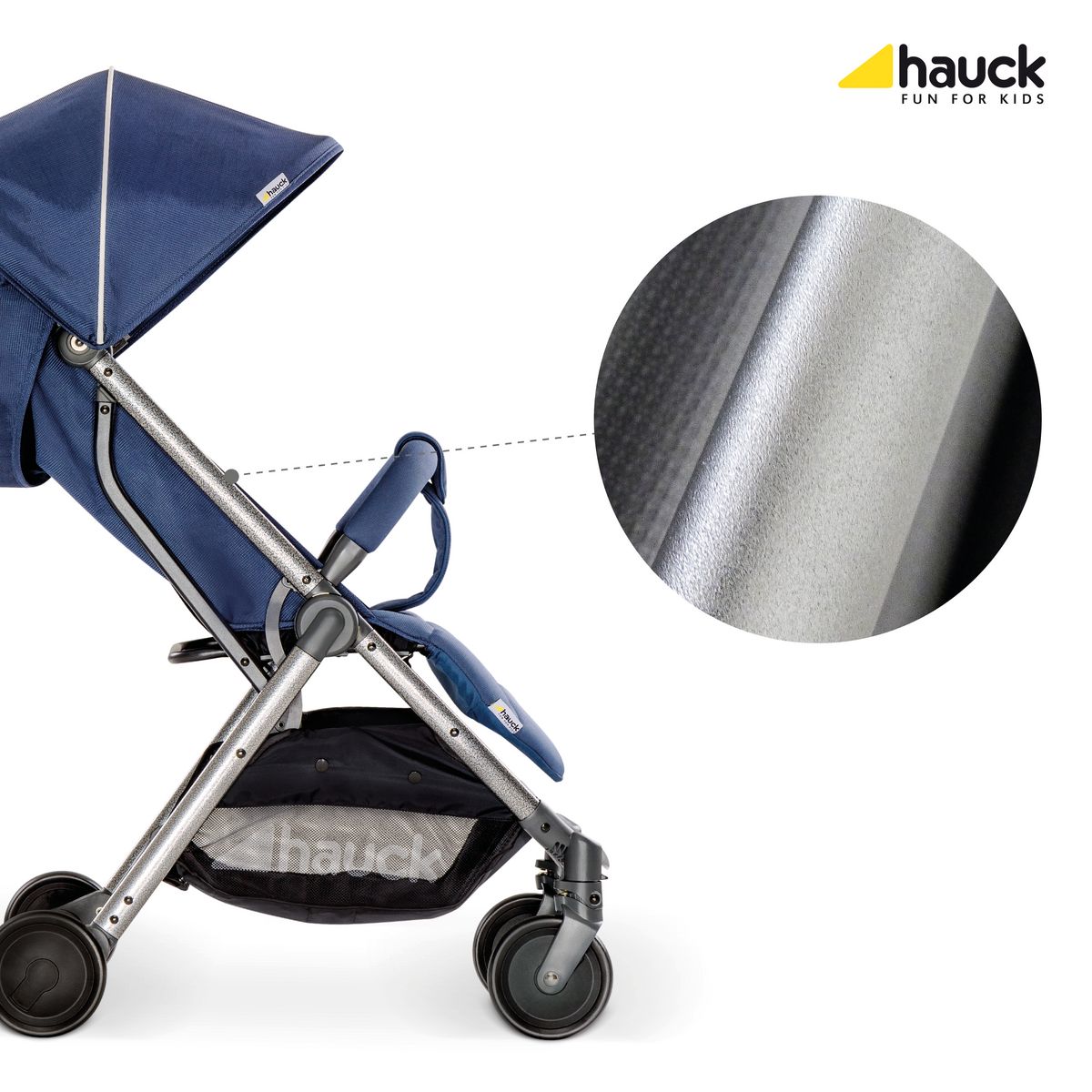 HAUCK Poussette compacte et légère denim Swift Plus 