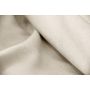 Voir la diapositive 3 : Home collection Parure housse de couette 3pcs 240x220 100% microfibre effet flanelle - creme