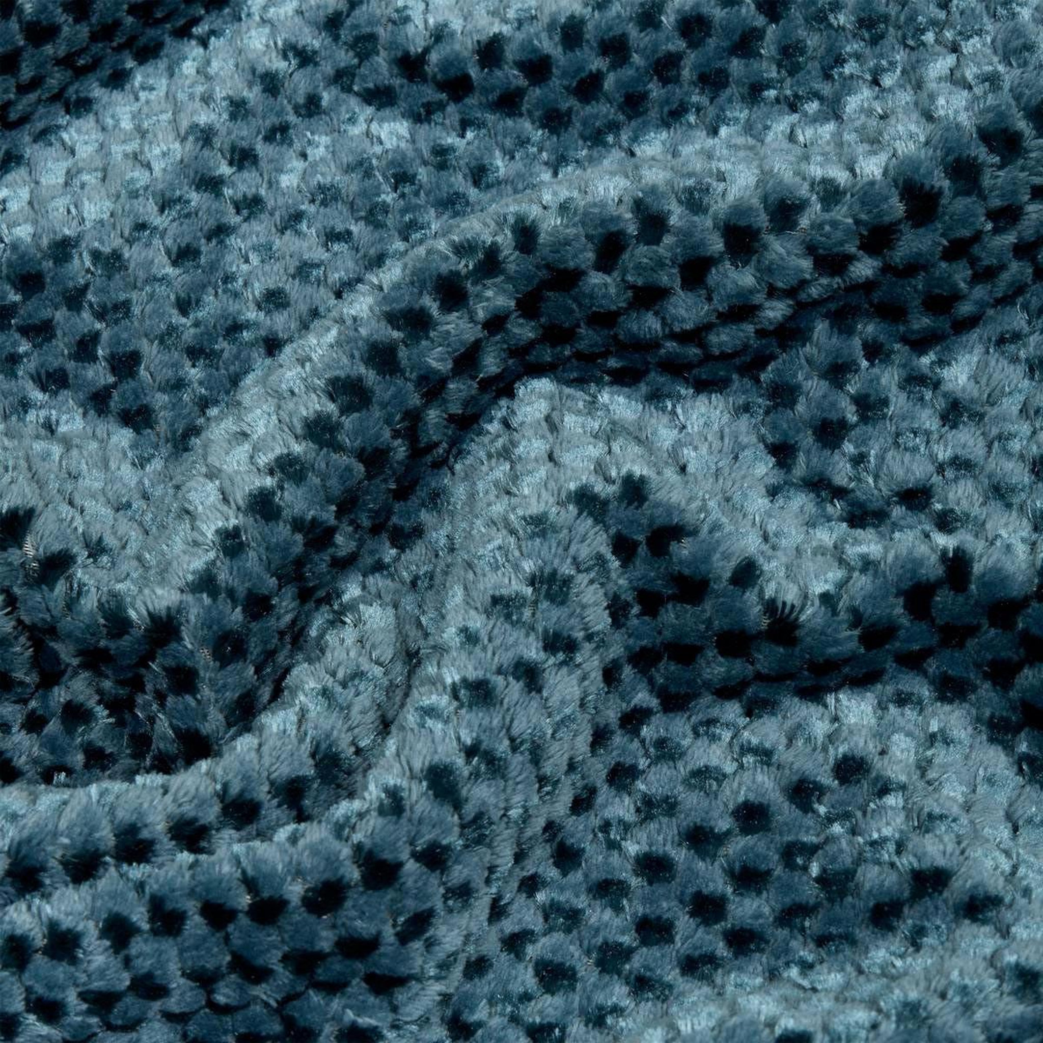 Voir la diapositive 3 : ATMOSPHERA Plaid sherpa en flanelle  lyno  130x170cm bleu