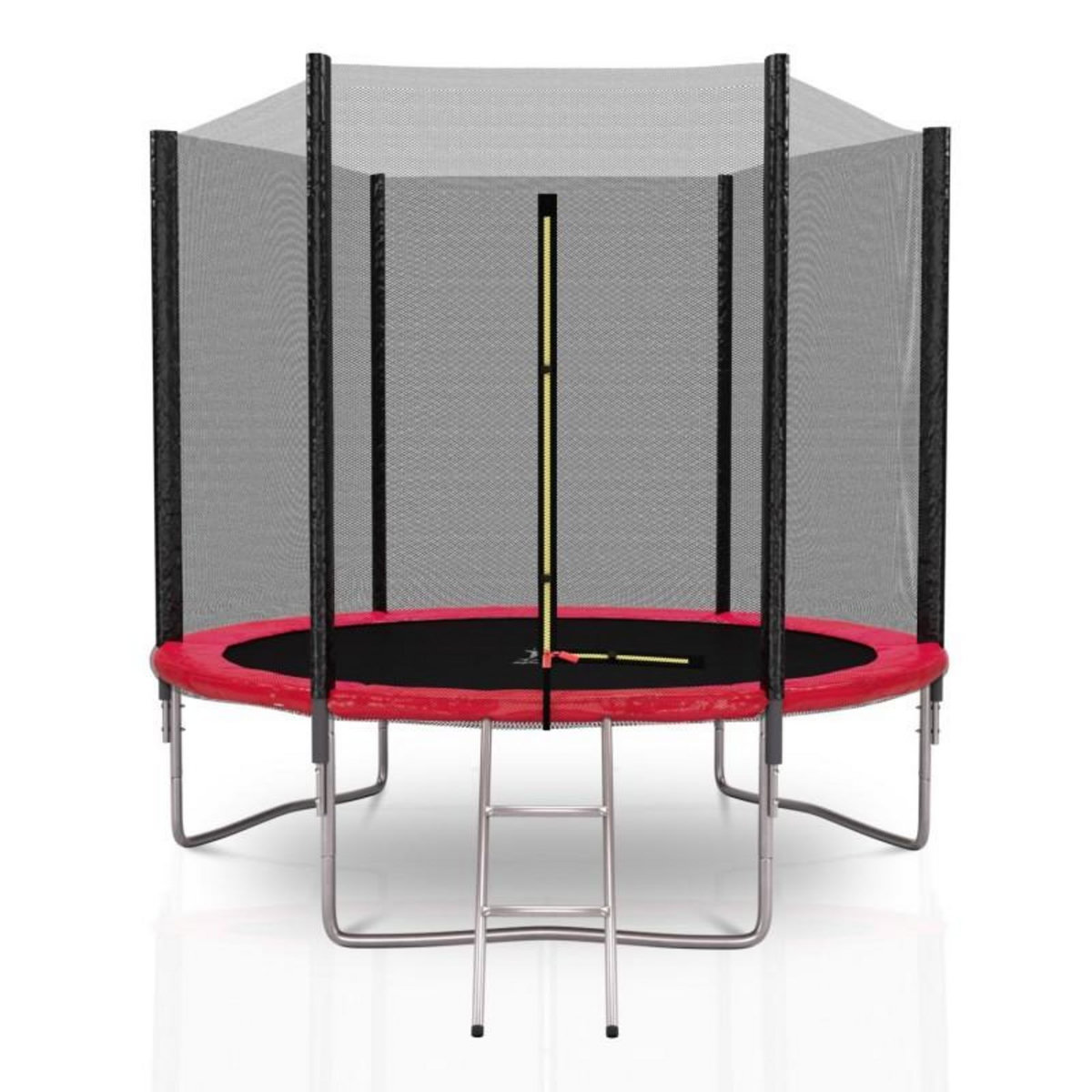 KAIA SPORTS Trampoline extérieur Deluxe 8Ft / ø244cm KAIA SPORTS Trampoline de jardin avec Filet, mousse de protection et échelle