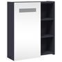 Voir la diapositive 4 : VIDAXL Armoire de salle de bain a miroir avec LED gris 45x13x52 cm